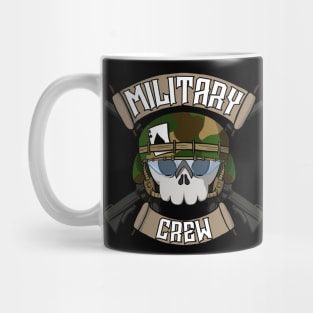 Military crew Jolly Roger pirate flag Mug